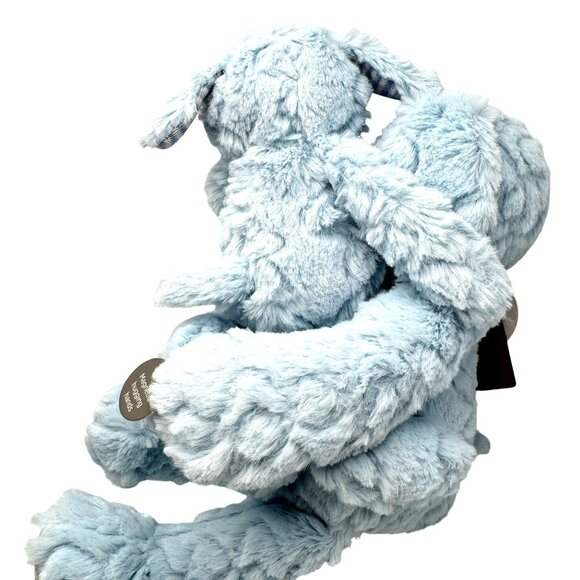 Demdaco Blue Puppy Dog Baby Gift You Me Hugs Stuffed Animal Plush Toy Super Soft - Picture 11 of 14